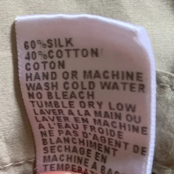 NWT! James Perse Belted Silk/Cotton Knee Skirt Size 4 - Picture 12 of 13